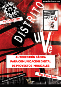 Boletín Linkmusic 120 - Portada oficial - Ebook Autogestión para Comunicación Digital de Proyectos Musicales - Vane Balón - Distrito Uve - Agencia VB comunicAction