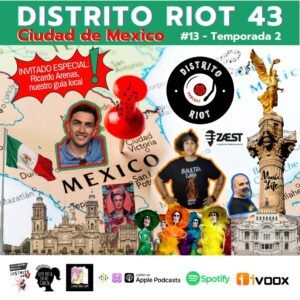 Boletín Linkmusic 128 - podcast distrito riot - musica - cultura - vane balon - distrito uve - Mexico - blog de musica - elros alcarin